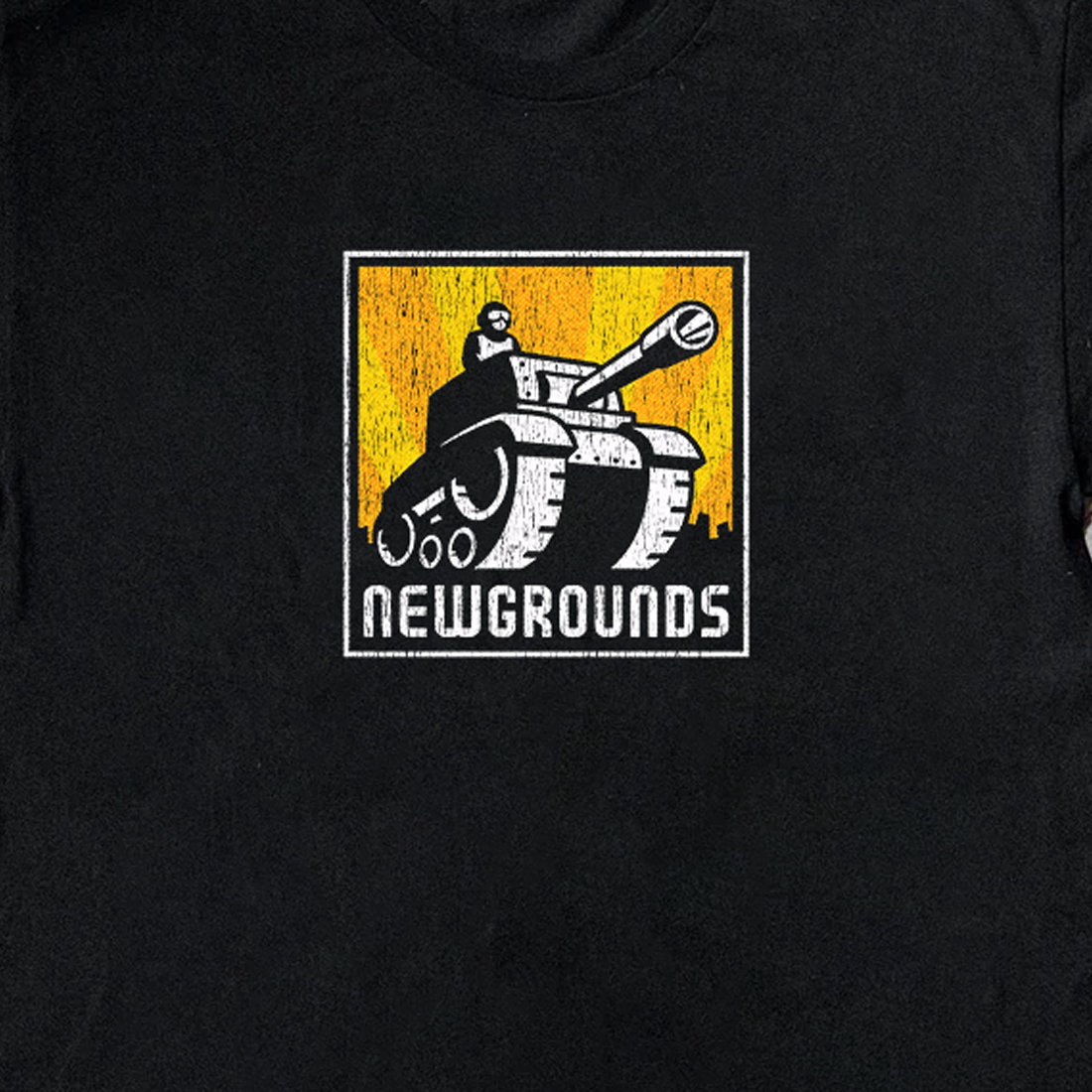 Newgrounds Box Logo Black Tee product image 2