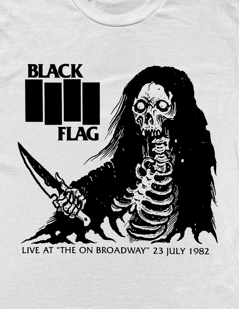 Black Flag White T-Shirt product image 2
