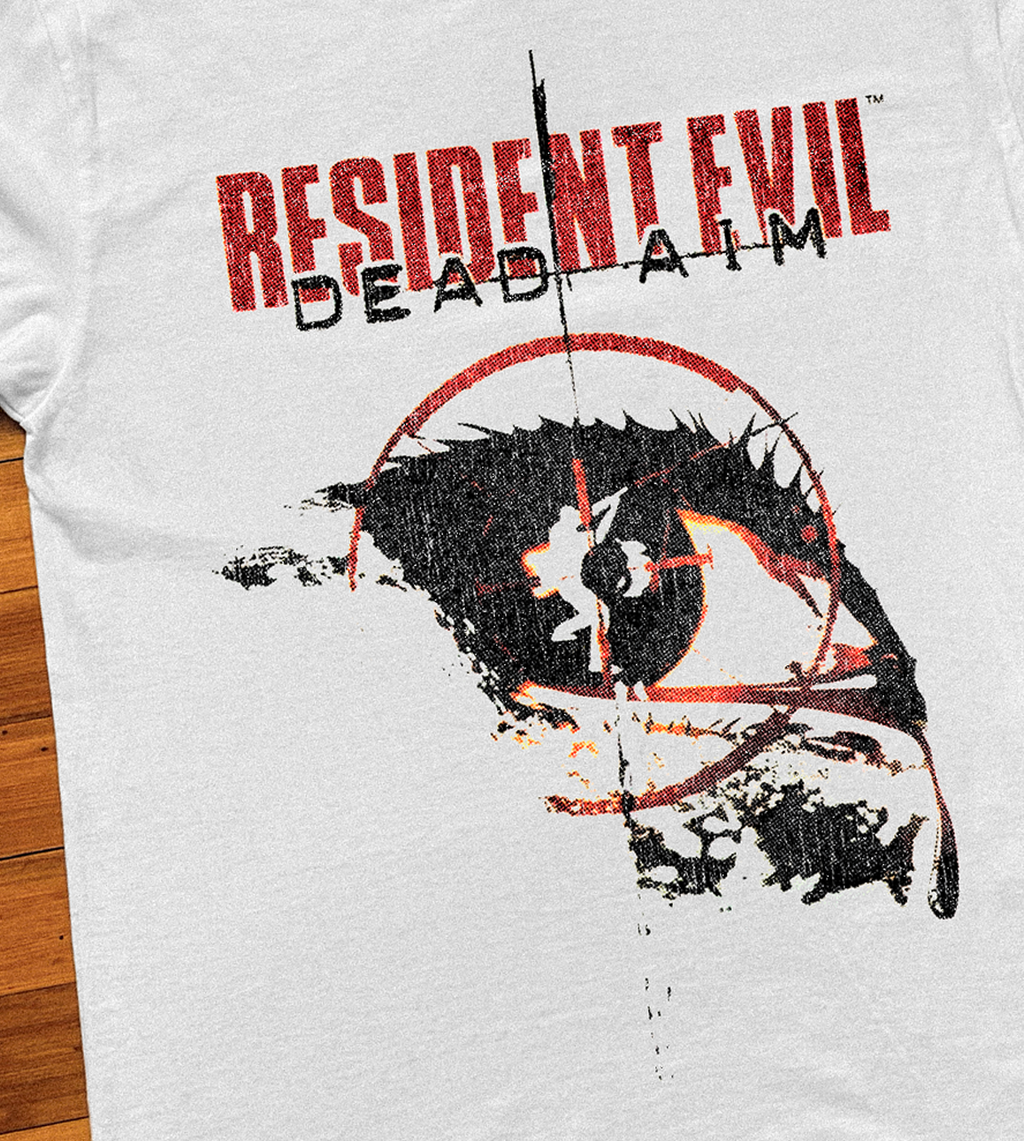 03 Resident Evil Dead Aim White T-Shirt product image 2