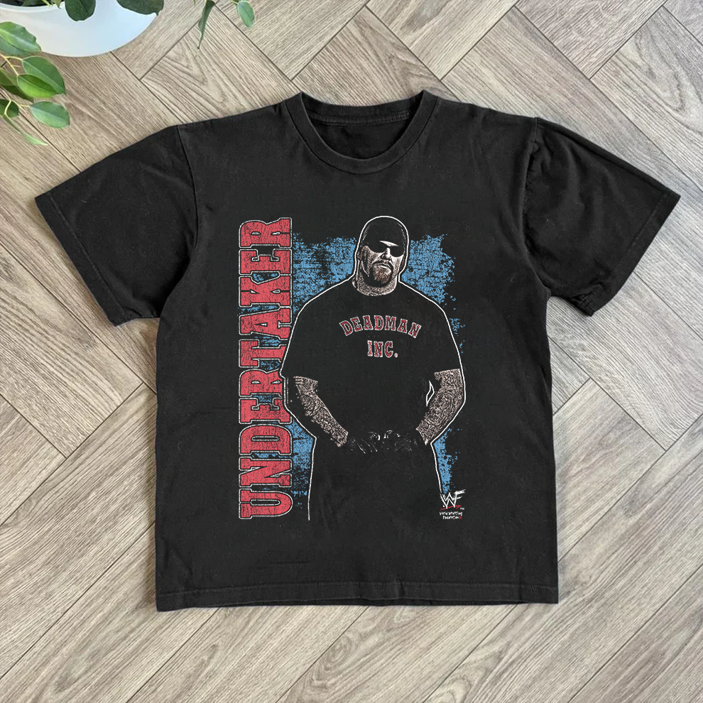 WWF Undertaker American Bad Ass Black Tee product image 1