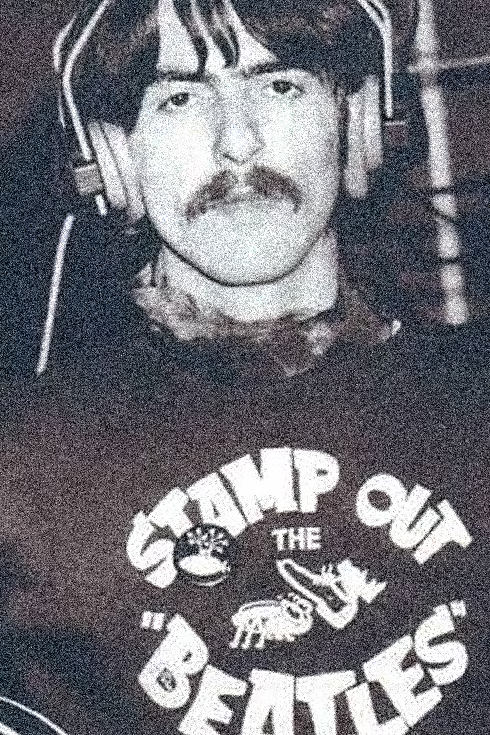 60s 'Stamp Out the Beatles' Black Crewneck Vintage Print product image 1